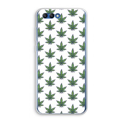 Weed: Honor 10 Transparant Hoesje