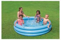 Intex opblaaszwembad - 168 x 38 cm - blauw - thumbnail