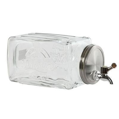 Water automaat Home ESPRIT Transparant Metaal Kristal 13 x 13,5 x 32,5 cm