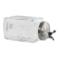 Water automaat Home ESPRIT Transparant Metaal Kristal 13 x 13,5 x 32,5 cm