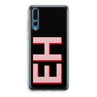 Monogram: Huawei P20 Pro Transparant Hoesje