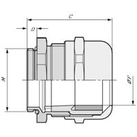 LAPP 53112790 Wartel M32 Messing Messing 25 stuk(s) - thumbnail