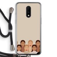 Girls girls girls: OnePlus 7 Transparant Hoesje met koord