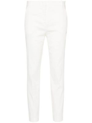 PINKO pantalon fuselé à plis marqués - Blanc