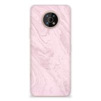 Nokia G50 TPU Siliconen Hoesje Marble Pink - Origineel Cadeau Vriendin