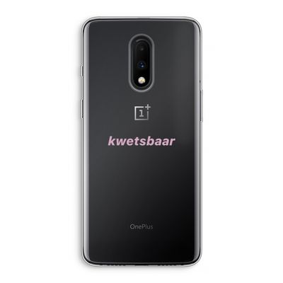 kwetsbaar: OnePlus 7 Transparant Hoesje