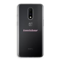 kwetsbaar: OnePlus 7 Transparant Hoesje