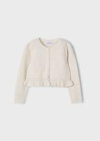 Mayoral Zomer vest gebreid meisjes - champagne beige