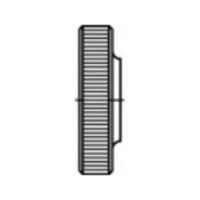 TOOLCRAFT TO-5447952 Kartelmoeren M8 DIN 467 Messing 25 stuk(s)