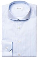 ETON Contemporary Fit Overhemd blauw/wit, Gestreept