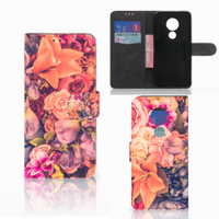 Motorola Moto G7 Power Hoesje Bosje Bloemen - thumbnail