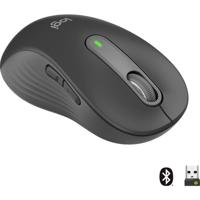 Logitech Signature M650 L left Muis Radiografisch, Bluetooth Maat: L Optisch Graphite 5 Toetsen 4000 dpi