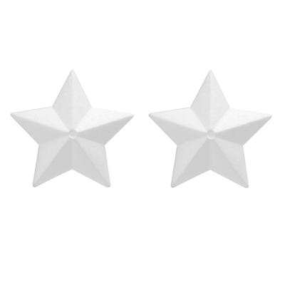 Glorex Hobby Piepschuim kerst ster - Set van 3x stuks - 15 cm - hobby knutselen vormen / figuren - w