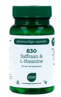 AOV 830 Saffraan L-Theanine Capsules - thumbnail