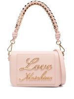 Love Moschino logo-lettering shoulder bag - Rose - thumbnail