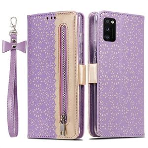 Kantpatroon Samsung Galaxy A41 Wallet Case - Paars