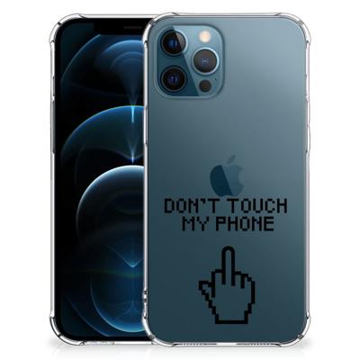 iPhone 12 | 12 Pro Anti Shock Case Finger Don't Touch My Phone iPhone 12 | 12 Pro Anti Shock Case Finger Don't Touch My Phone