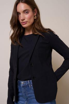 Clean blazer - black - 94806