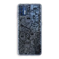 Vexx Black City : Motorola Moto G9 Plus Transparant Hoesje Vexx Black City : Motorola Moto G9 Plus Transparant Hoesje