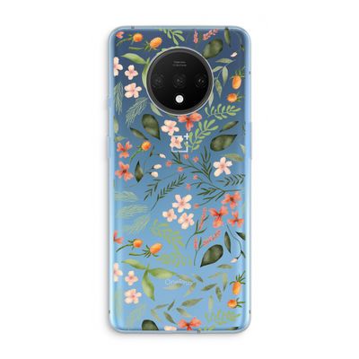 Sweet little flowers: OnePlus 7T Transparant Hoesje
