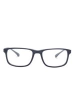 Emporio Armani lunettes de vue rectangulaires à plaque logo - Gris - thumbnail