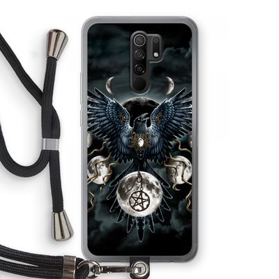Sinister Wings: Xiaomi Redmi 9 Transparant Hoesje met koord