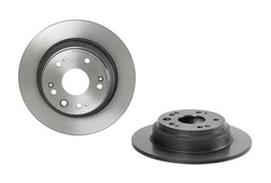 Remschijf COATED DISC LINE BREMBO, Remschijftype: Massief, u.a. für Honda