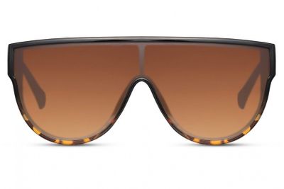 CWI zonnebril shield dames volledig omrand cat. 3 donkerbruin/bruin CWI zonnebril shield dames volledig omrand cat. 3 donkerbruin/bruin