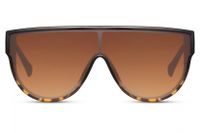 CWI zonnebril shield dames volledig omrand cat. 3 donkerbruin/bruin - thumbnail