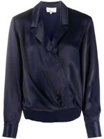 3.1 Phillip Lim blouse à design drapé - Bleu - thumbnail