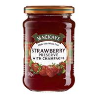 Mackays - Strawberry Champagne Preserve - 6x 340g