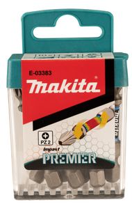 Makita E-03383 Bitset Kruiskop Pozidriv Torsion Control Technology