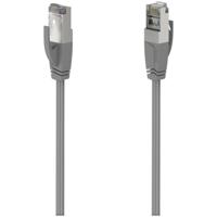 Hama Netwerkkabel, CAT-5e, 1 Gbit/s, F/UTP afgeschermd, 10,00 m UTP kabel Grijs Hama Netwerkkabel, CAT-5e, 1 Gbit/s, F/UTP afgeschermd, 10,00 m UTP kabel Grijs
