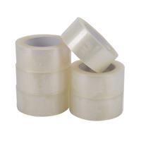 Pp acryl tape low noise 28 micron 50 mm x 132 meter transparant | 6 stuks