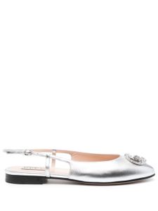 Gucci Double G ballerina shoes - Argent