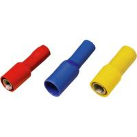 Weidmüller 9200720000 Ronde connector huls 4 mm² 6 mm² Stift-Ø: 5 mm Volledig geïsoleerd Geel 100 stuk(s)