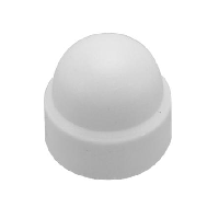 Dak&Gevel Afdekkap Kunststof Voor Moer Wit Ral9010 M10 | 50 stuks - 6305.50.11001