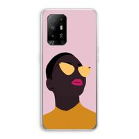 Yellow glasses: Oppo A95 5G Transparant Hoesje