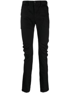 Julius pantalon droit à taille mi-haute - Noir