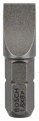 Bosch Accessoires Bit extra-hard S 1,6x8,0, 25 mm 25st - 2607001472