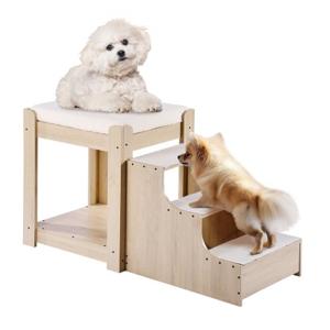 VEVOR stapelbed huisdieren raamzit hond trap slaapbank 120x50x65cm