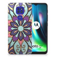 Motorola Moto G9 Play | E7 Plus | TPU Case | Purple Flower