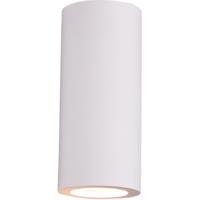 Moderne LED Wandlamp Mat Wit - Dubbele GU10 Fitting - Up & Down Verlichting