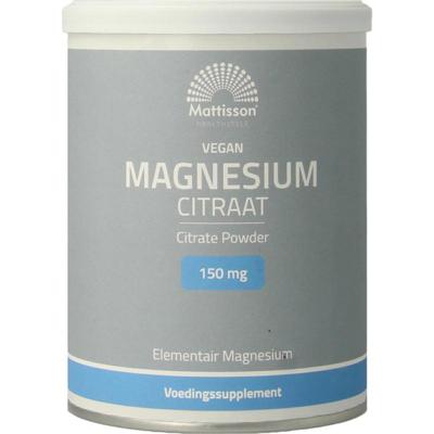 Mattisson Magnesium citraat poeder 15%
