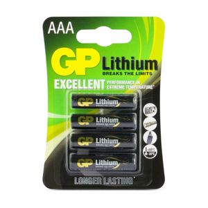 GP Batteries Lithium Primary AAA Wegwerpbatterij Alkaline