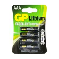 GP Batteries GP15LF562C4 AA batterij (penlite) Lithium 1.5 V 4 stuk(s) - thumbnail