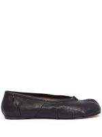 Maison Margiela Tabi New leather ballerina shoes - Noir