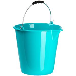 Plasticforte Emmer - met schenktuit - 12L - blauw - schoonmaakemmer