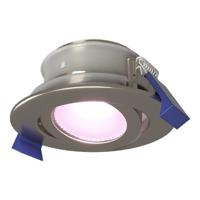 Lima smart inbouwspot - Wifi + Bluetooth - RGBWW - GU10 5,5 Watt 345 Lumen - Kantelbaar - Google Home, Amazon Alexa en Siri - IP65 waterdicht - RVS - Bestuurbaar via app en stem