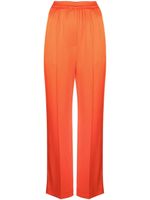 Nanushka pantalon ample en satin - Orange